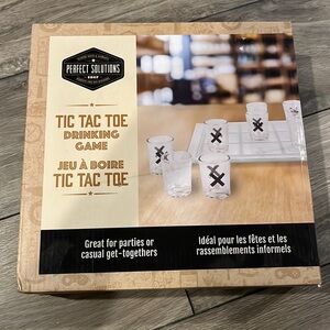 NWT new in box Tic Tac Toe drinking game